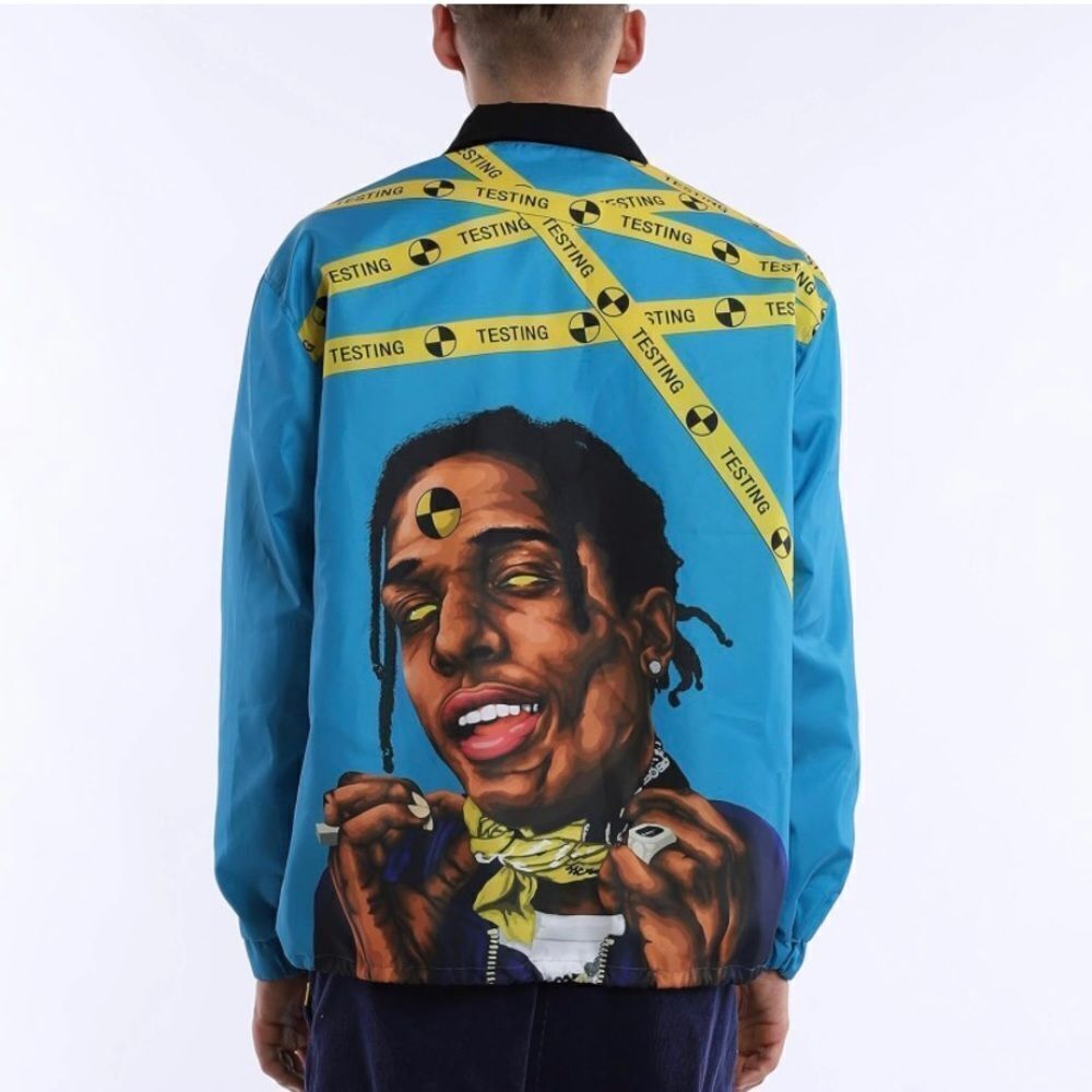ASAP ROCKY Hip Hop Windproof Windbreakers Jacket